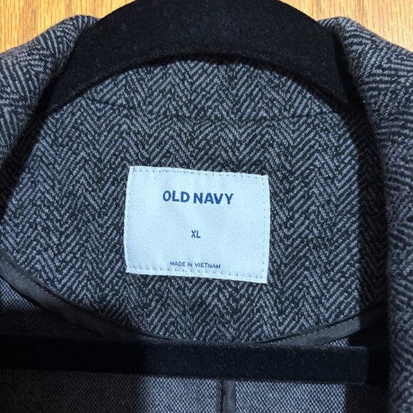 Old Navy herringbone boyfriend fit blazer size XL - Picture 3 of 6
